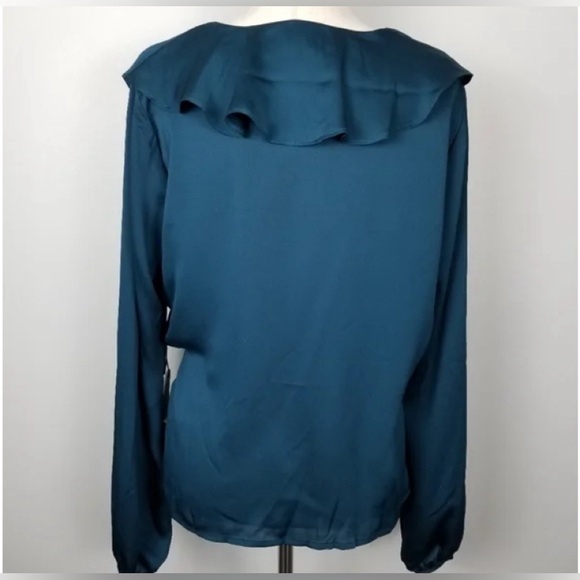 *sold* June & Hudson Ruffle Wrap Top - Picture 3 of 12